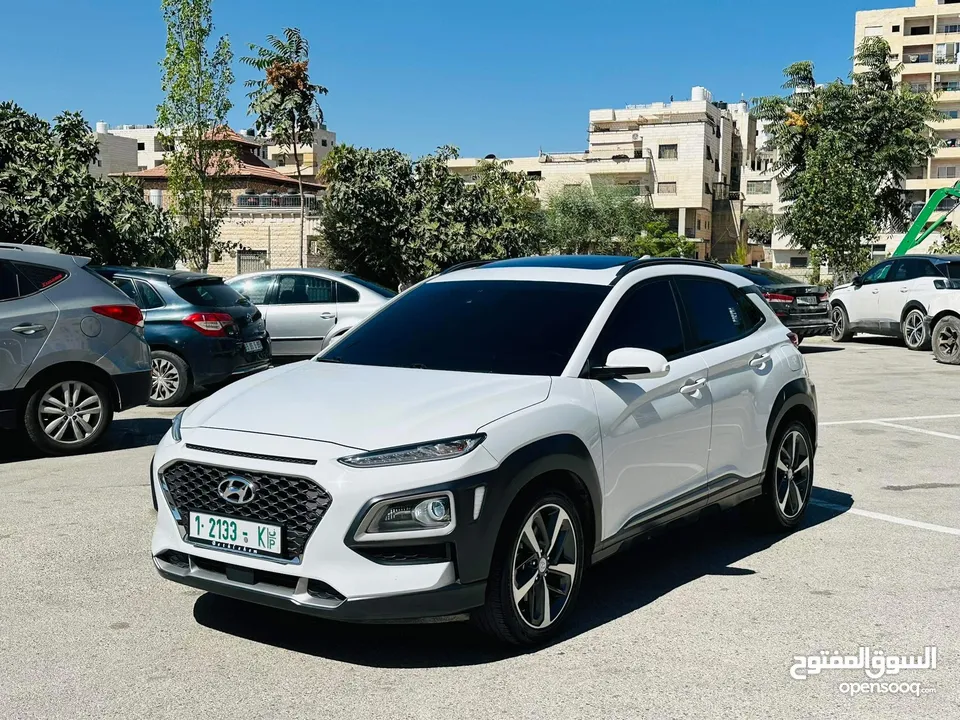 هيونداي كونا 2020 اعلى فئة فل اضافات مع فتحة بحالة الوكالة عداد قليل اصلي ولاغرام بوية