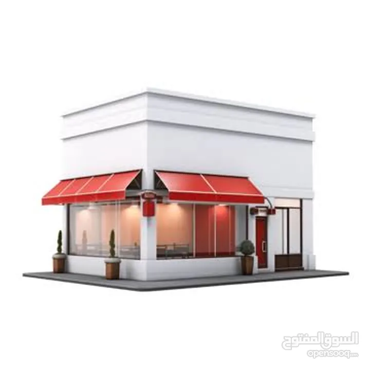 محلات للايجار في برقين  شارع رئيسي