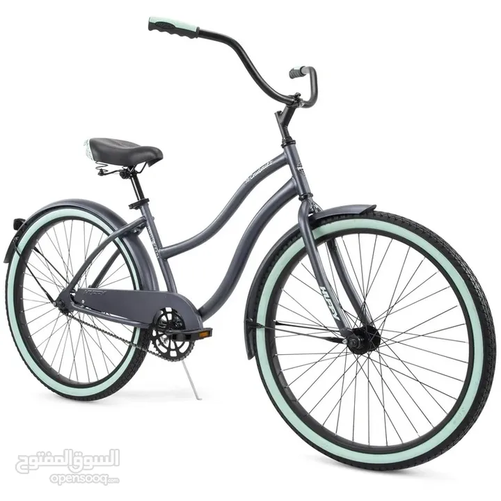 استمتع بقيادة مريحة وأناقة فريدة مع دراجة Huffy Cranbrook كروزر للبالغين  – الآن لدى Island Toys!