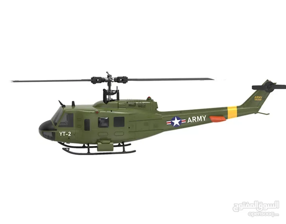 YUXIANG F07 UH-1 Huey Axis GYRO STABILIZED Helicopter -RTF 2.4G 6ch Brushless Motor 6 Axis Gyro 1/34