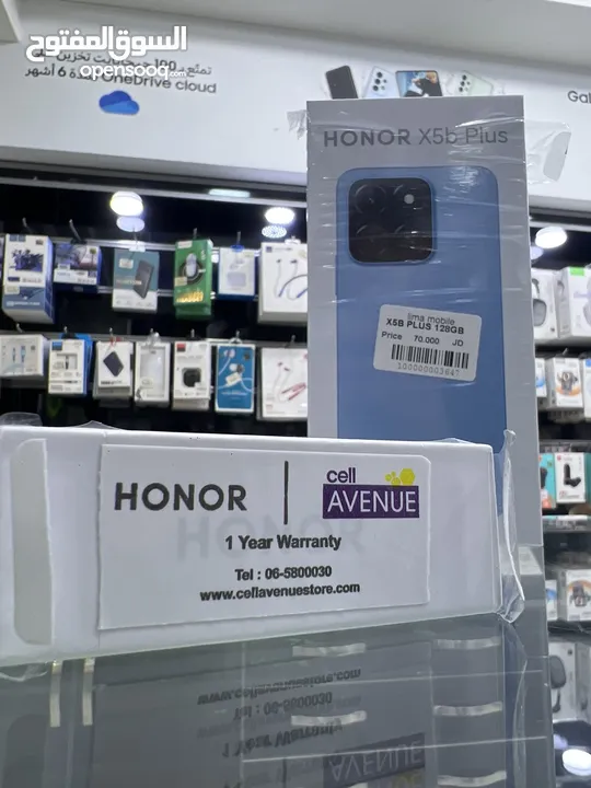 Honor X5b Plus (128 GB / 4 GB RAM ) هونر  الجديد بكفالة الوكيل الرسمي سنة سيل اڤينيو جديد مسكر