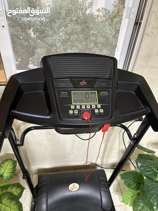 جهاز كهربائي للركض والمشي  - W8000  من Active Sports    ، Auxمدمج ب جهاز مساج ،مدخل
