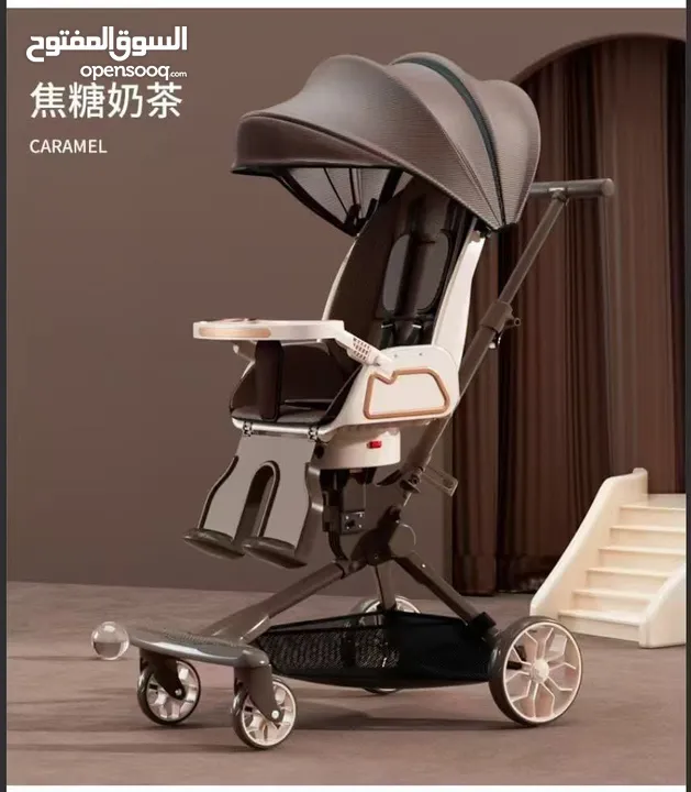 هاي مش بس عربة أطفال حتكون سيارة طفلك الصغير بكل مكان    عربة أطفال أنيقة وعملية – الراحة