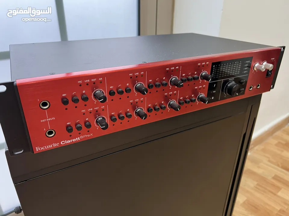 Focusrite Clarett 8Pre X Thunderbolt Audio Interface Red