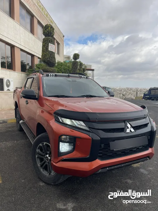 بكم ميتسوبيشي L200 للبيع لون قرميدي بسعر مغري جداً جداً اقل سعر بالسوق