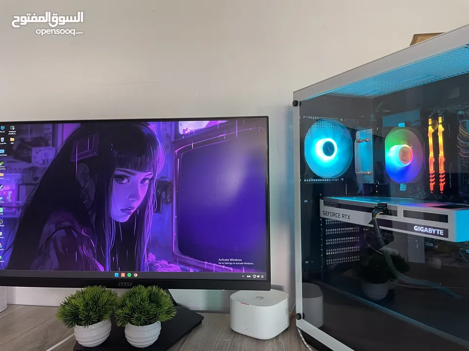 بي سي مستعمل rtx3060 قابل لتفاوض بشكل بسيط