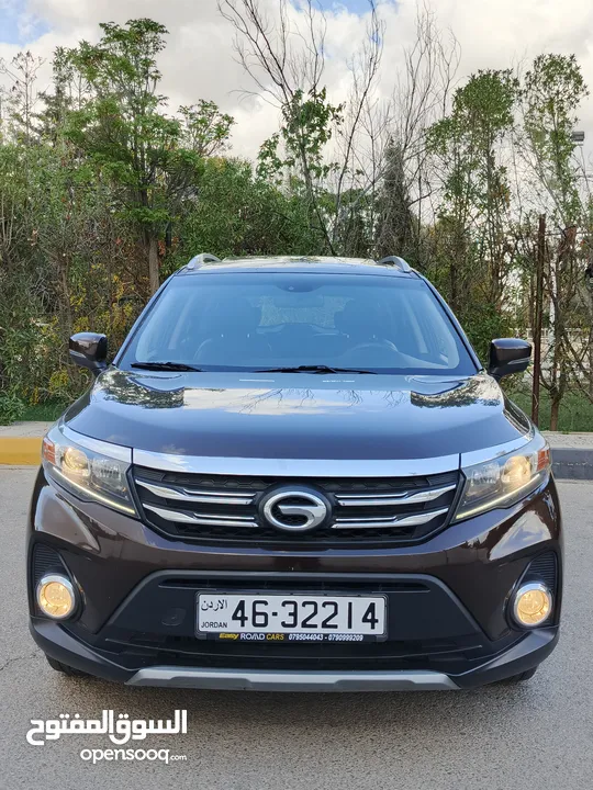 GAC GS3 جاك  موديل 2022 فحص كامل7 جيد ماشية ك 6  الف كيلو غرفة لون بني بحالة الوكالة محرك 1500 cc تي