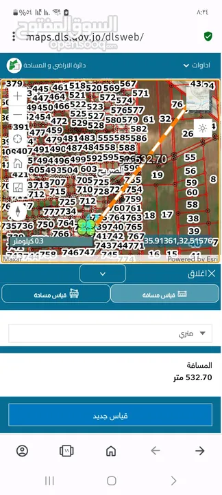 ارض للبيع اربد الصريح سلمان الجنوبي قرب شلرع البتراء