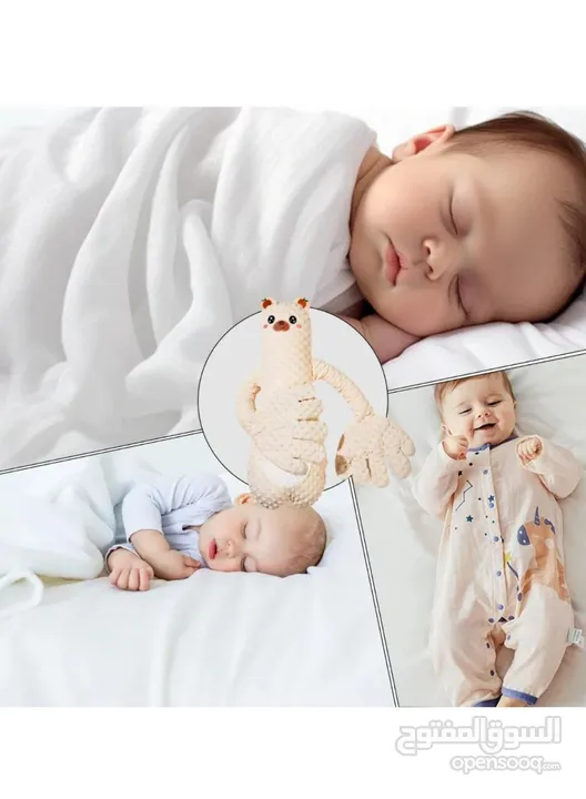 وسادة الدب الحاضنة – حضن دافئ ينام فيه طفلك بهدوء وراحة مصممة على شكل دب لطيف بذراعين ناعمتين بيحضنو