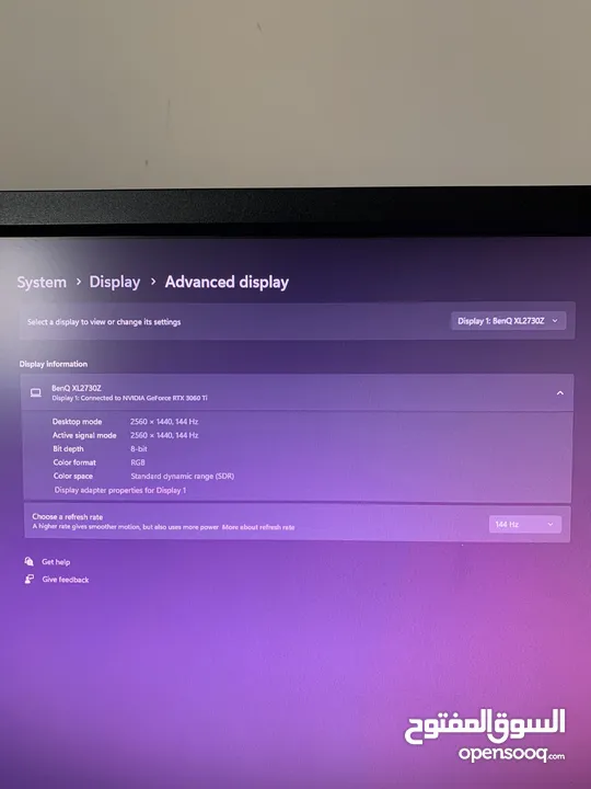 BenQ 144Hz 2K 27 inch