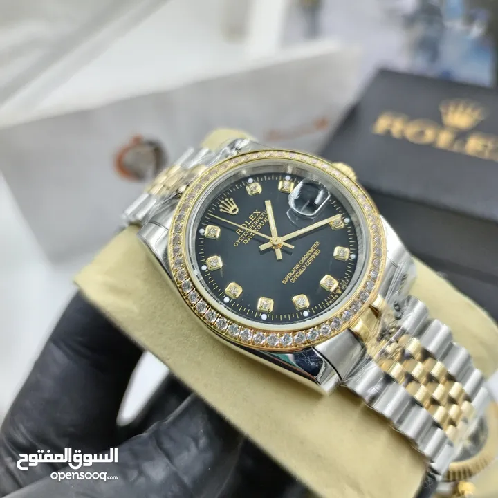 الساعات الرولكس الديت جاست النسائية متوفرة الان  من متجرنا