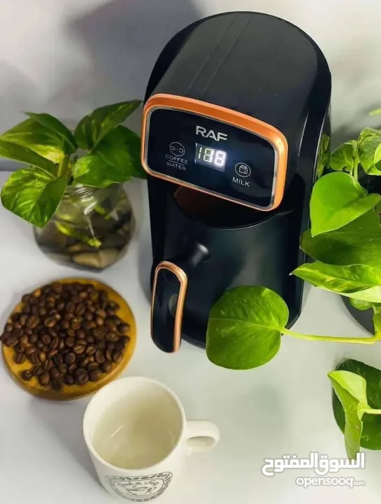 ماكينة قهوة وحليب وعمل رغو بشاشه عرض شاشة الكترونية ماكينة Raf العالميةماكينة القهوة التركية.