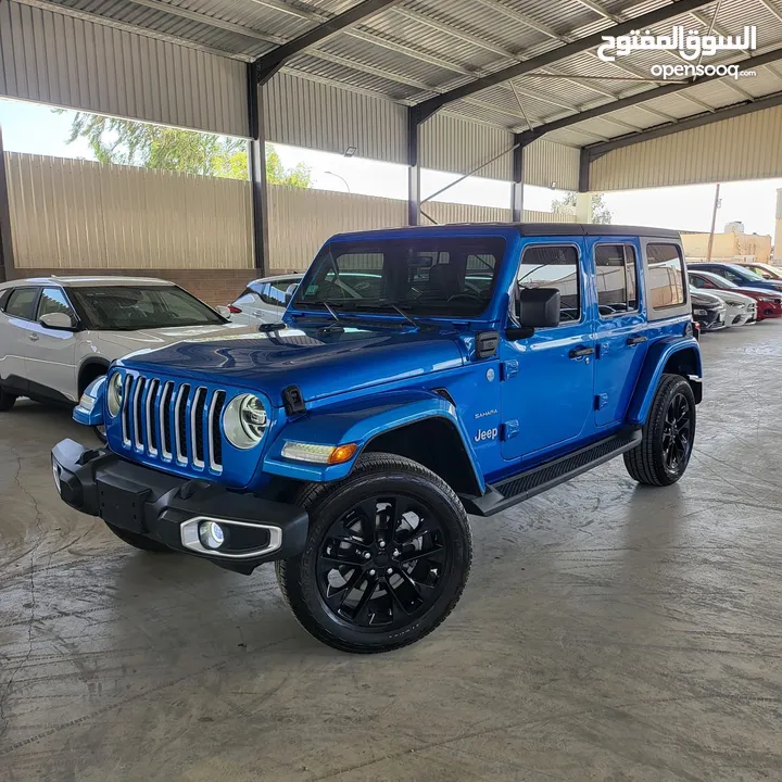 Jeep wrangler 4xe 2021 hybrid plug-in  2000c turbo charger 375 hp