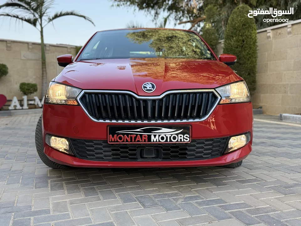 سكودا فابيا ترخيص 2021 محرك 1000 بنزين اوتوماتيك 105 حصان