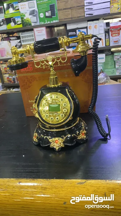هاتف أرضي طراز انتيكا ثقيل  بأقل الأسعار ولفتره محدوده  أكثر من موديل
