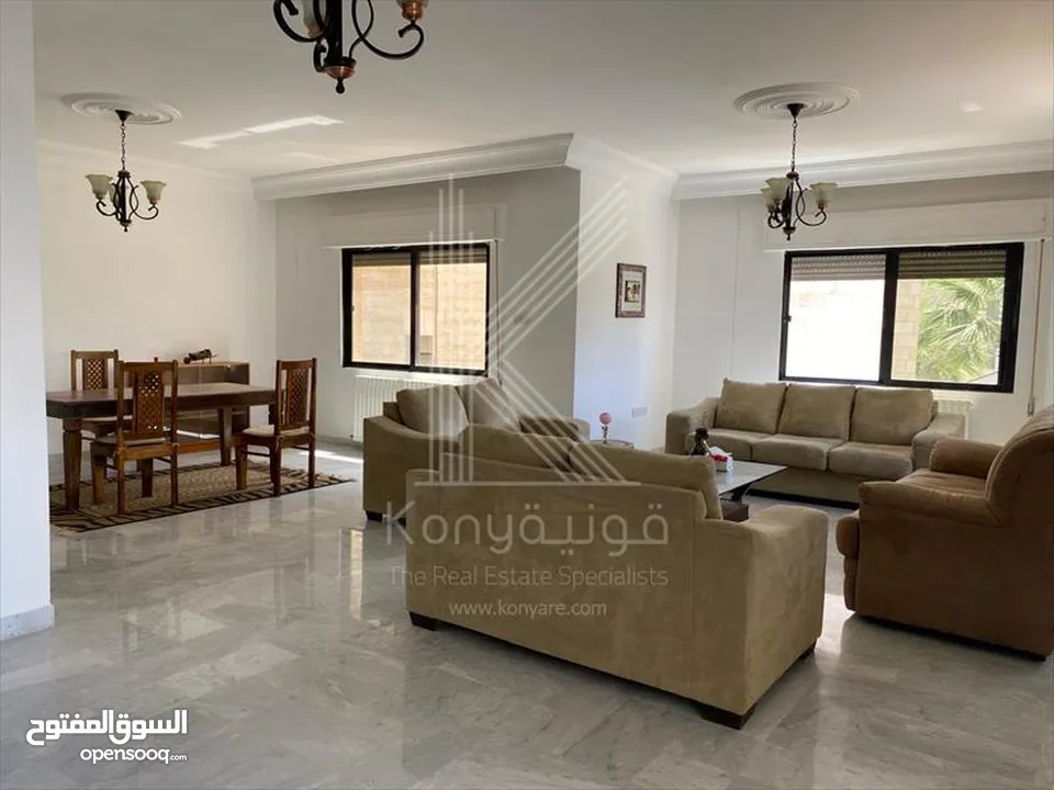 Furnished- 1st Floor Apartment For Rent In Amman- Um Uthaina