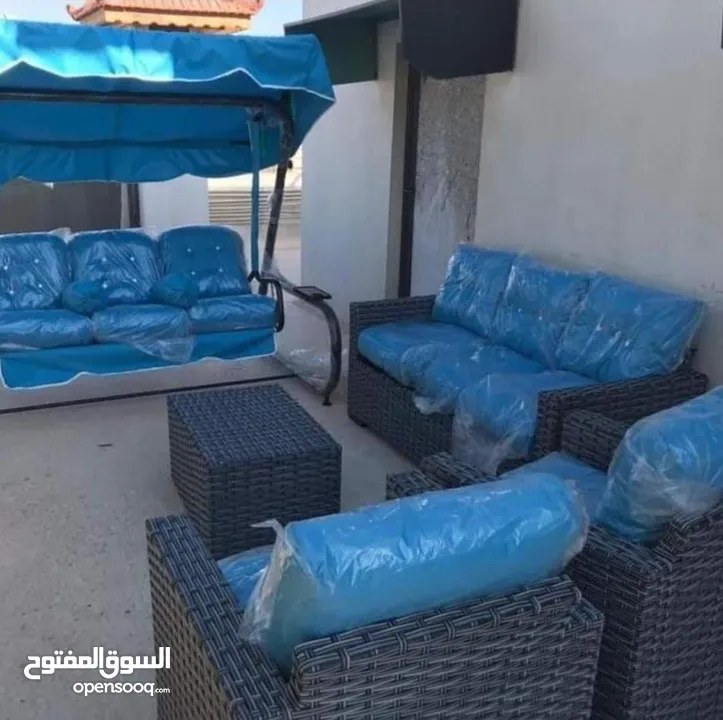 أطقم رتان تركي باسعار نار طقم خماسي