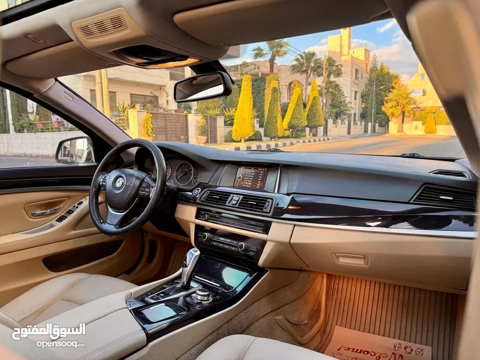 للبيع او البدل ع اقل سعر.  BMW 528i فحص كامل موديل 2014