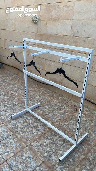ستاندات ملابس حديد جديد  ستاندات عرض ملابس