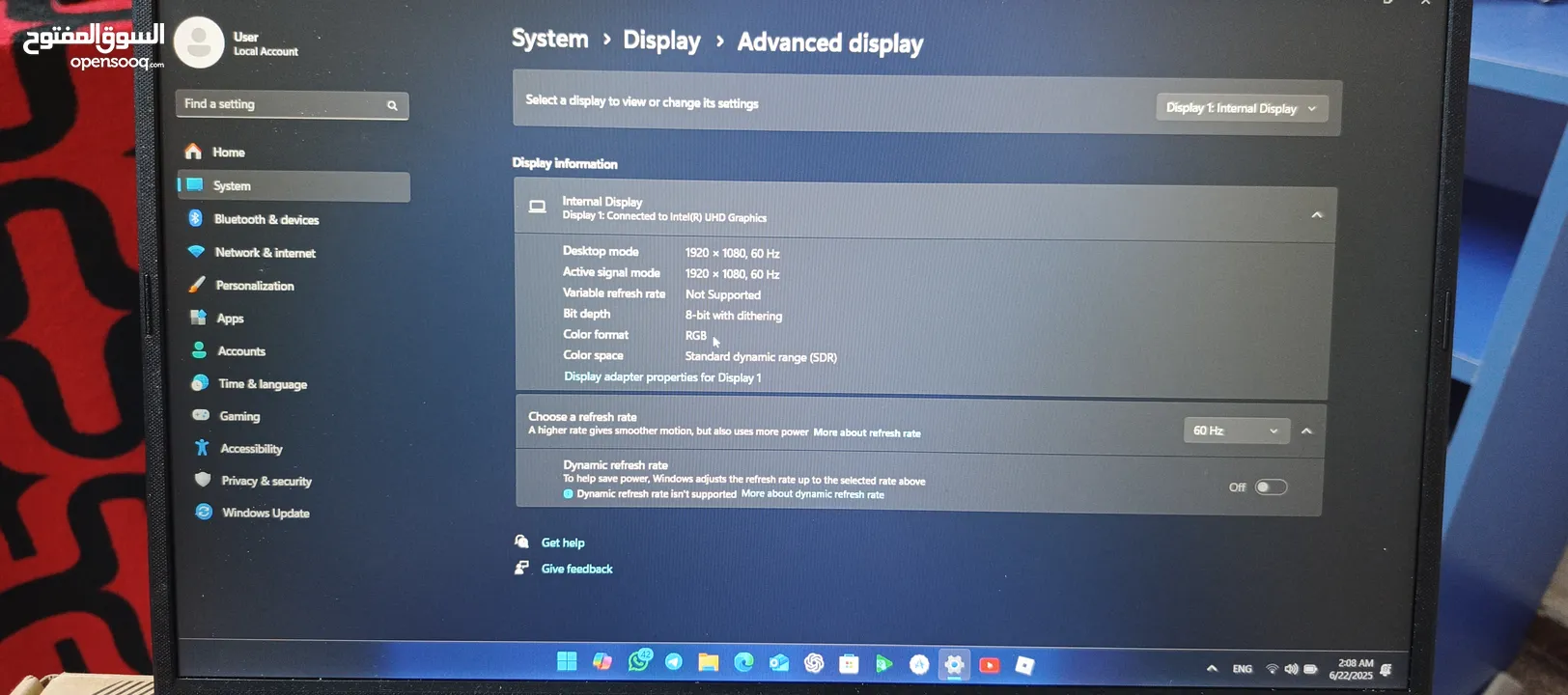 لابتوب Asus vivo book للبيع