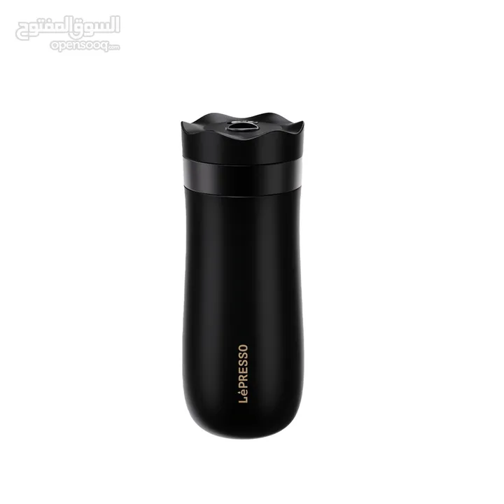 كوب ليبرسو المحمول لتحضير القهوة والشاي بضغط فرنسي (LPIMFPBK) LPIMFPBK LEPRESSO PORTABLE MUG FRENCH