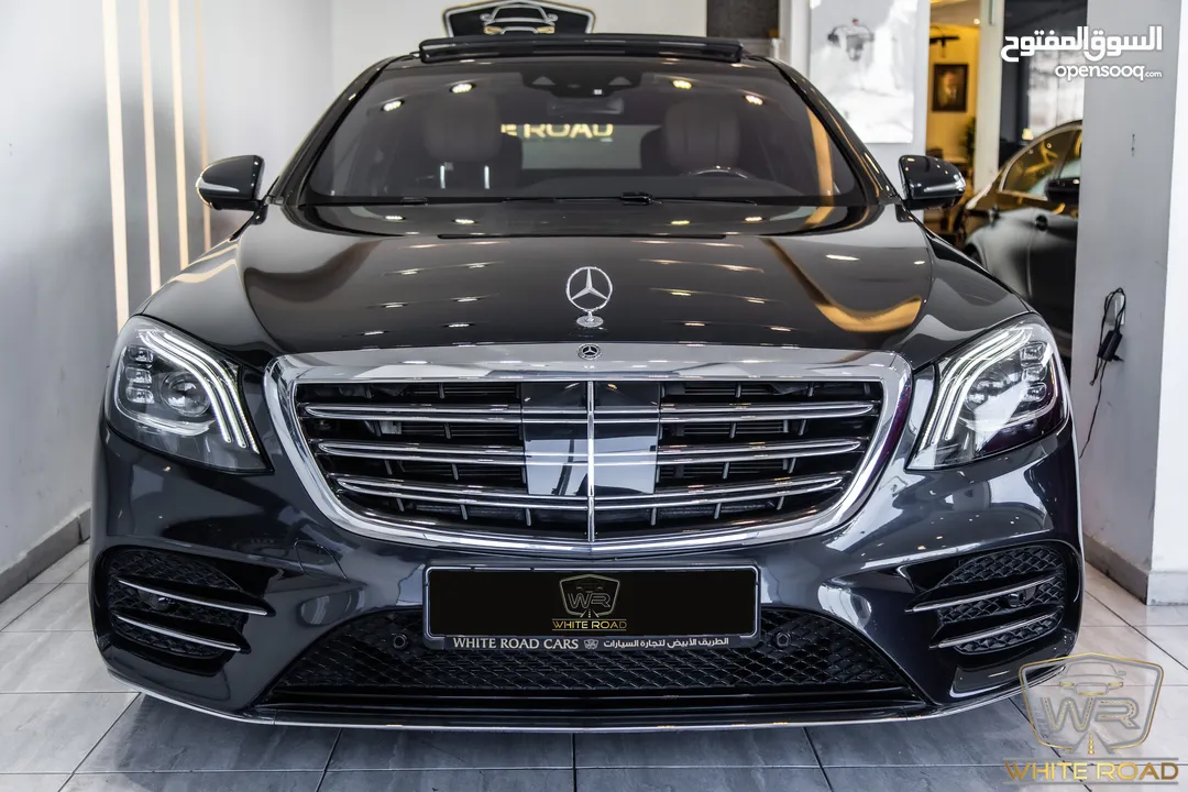 Mercedes S320 2018 Amg kit   السيارة وارد الشركة و قطعت مسافة 40,000 كيلو متر فقط