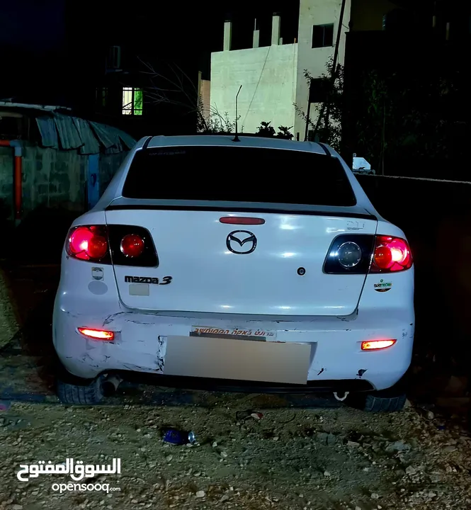 Mazda 3 2008 مشطوب ع الحرق