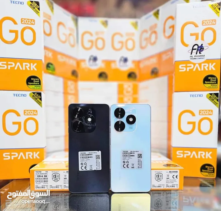 مستعمل ايام  Spark GO 2024  رام 8 جيجا 128 شغال كفاله الشركة متوفر توصيل