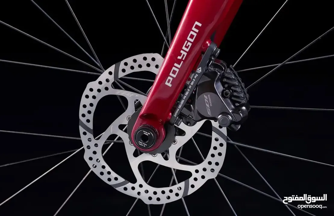 POLYGON Strattos S7D Bike (RED)دراجة بوليجون ستراتوس ديسك بريك لون أحمر