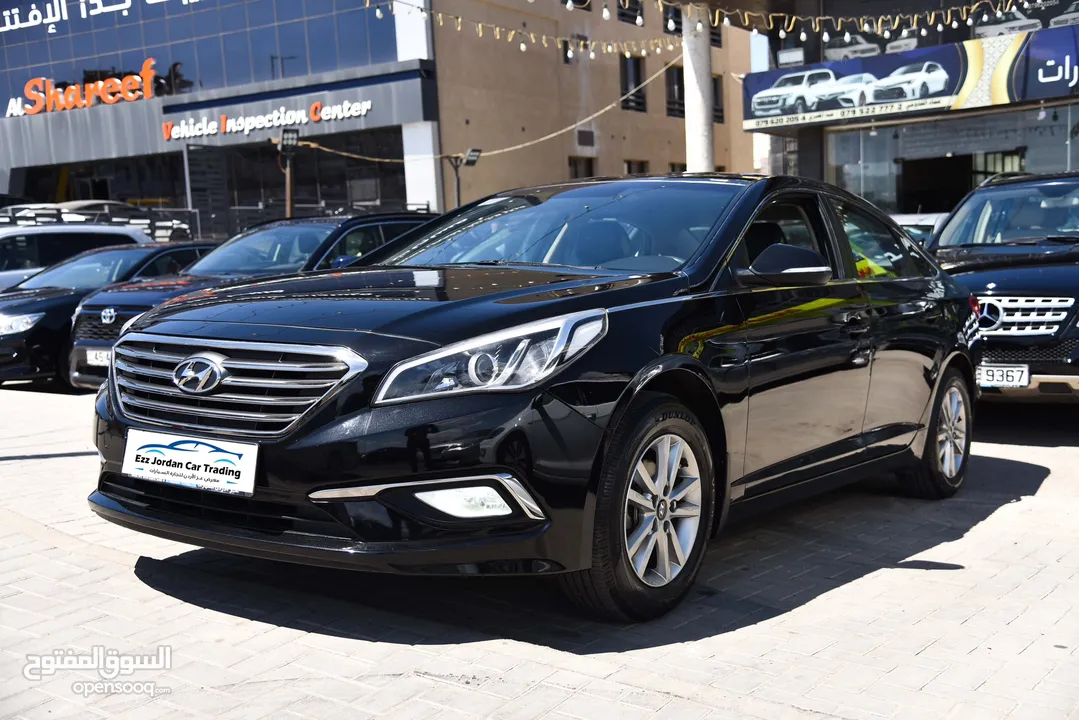 عرض لمدة اسبوع هونداي سوناتا بنزين بحالة الوكالة Hyundai Sonata 2018