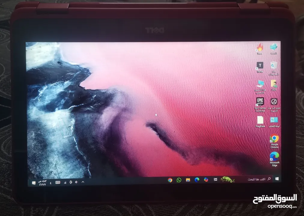 لابتوب و ايباد dell شاشة تتش متحركة 360 درجة