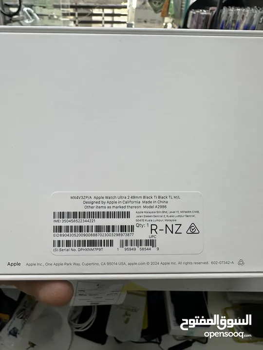 جديدApple Watch Ultra 2 Black 49mm