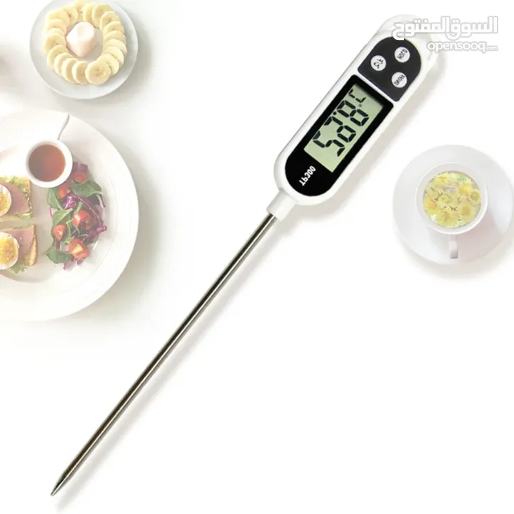 ميزان قياس حرارة الطعام و المشروبات و السوائل جهاز Thermometer لقياس درجه الحراره طعام ثيرموميتر