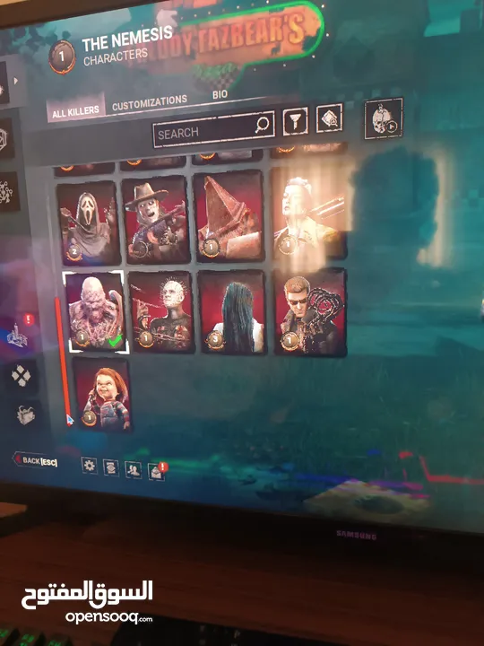 حساب dead by daylight للبيع