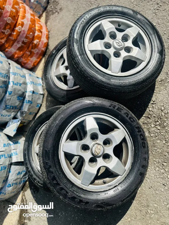 محلات التقوى للإطارات وا الجنطات للبيع او لبدل