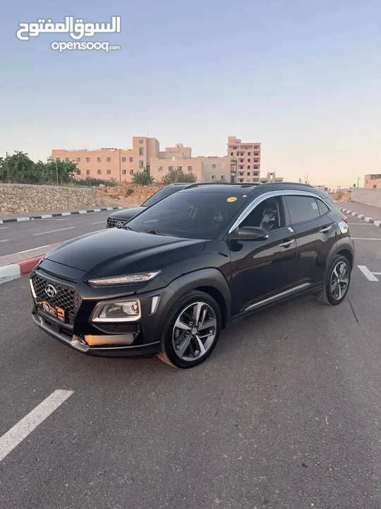هيونداي كونا 2019 فل مسكر حقيقي 4WD مع فتحة سقف.. اعلى فئة