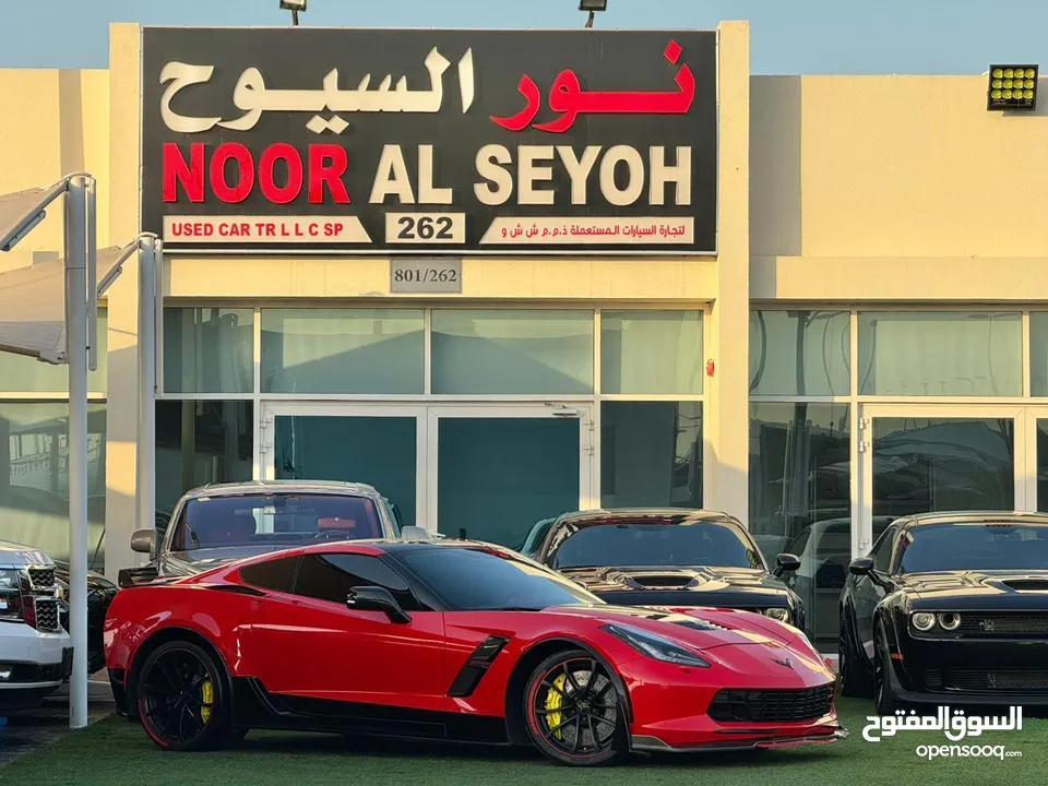 شيفروليه كورفت C7 جراند سبورت خليجي 2017 تشييكات الوكالة CHEVROLET CORVETTE GRANDSPORT 2017