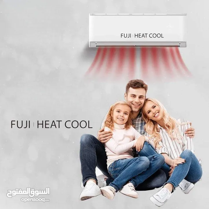 مكيف فوجي 1 طن  اعلى نسبة توفير فل انفيرتر A+++موديل 2025 شامل التوصيل والتركيب