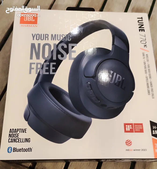 JBL HEADPHONES TUNE 770NC سماعة جي بي ال 770 العازله للصوت