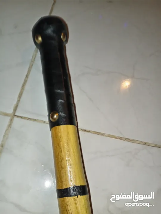 عصا فنوه زفة رقص العريس و ايضا الدفاع عن النفس و الامان طول 90 سم خشب صلد غير قابل للكسر نهائيا