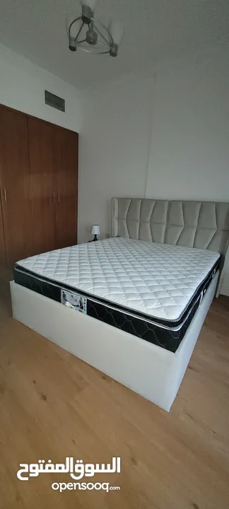 King size bed with medical mattress