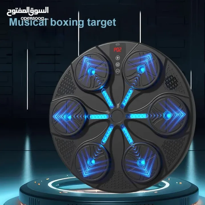 جهاز ملاكمه بوكسينج الرياضي الالكتروني جهاز الملاكمه البوكسينج مع موسيقى و اضائه بلوتوث ملاكمة رياضه