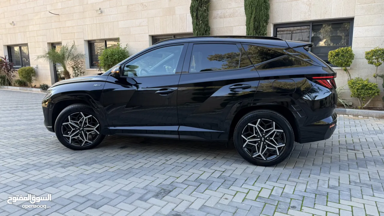 هونداي توسان NLine ترخيص 2022 محرك 1600 هايبرد plug in/يقطع على الشحنه 65 كيلو متر 271 حصان