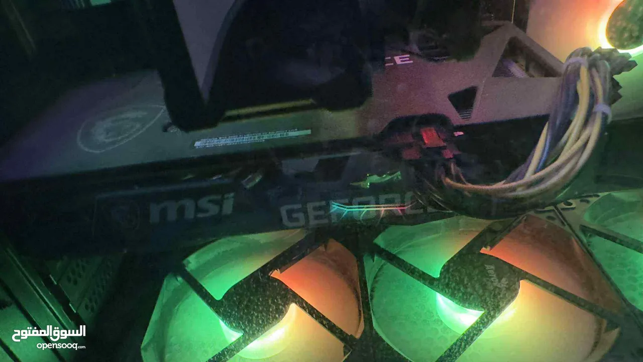 استعمال خفيف جدا الكرت نضيف على الفحص 3060 ti 8 vram