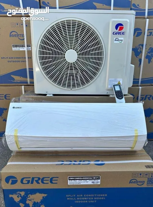 GREE INVERTER 12000 BTU /R410 مع تركيب