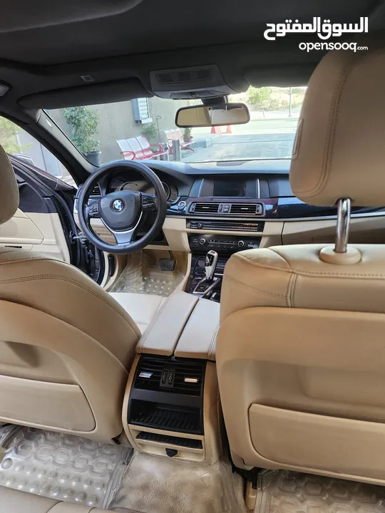 BMW 520 موديل2014 فحص كامل فل كامل   ممشى قليل بحالة الوكالة