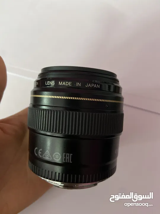 عدسة كانون 85mm 1.8