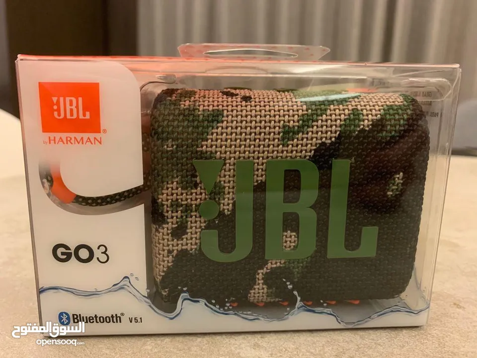 JBL GO 3 Camo Bluetooth Waterproof/Dustproof Speaker