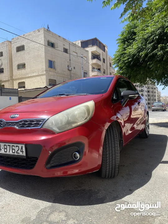 كيا ريو 2015 رياضية كوبيه وارد الوكالة نظيفة جداً