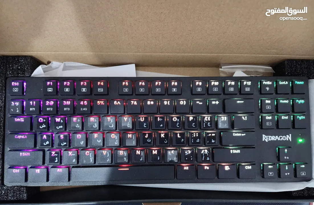 REDRAGON wireless gaming keyboard كيبورد لاسلكي RGB